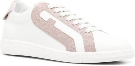 Furla Twist leren sneakers Wit