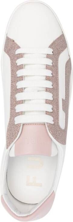 Furla Twist leren sneakers Wit