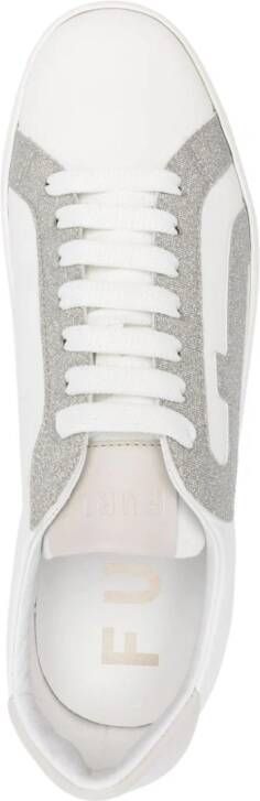 Furla Twist leren sneakers Wit