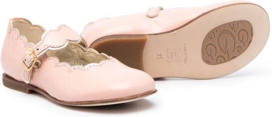 Gallucci Kids Ballerina's met gesp Roze