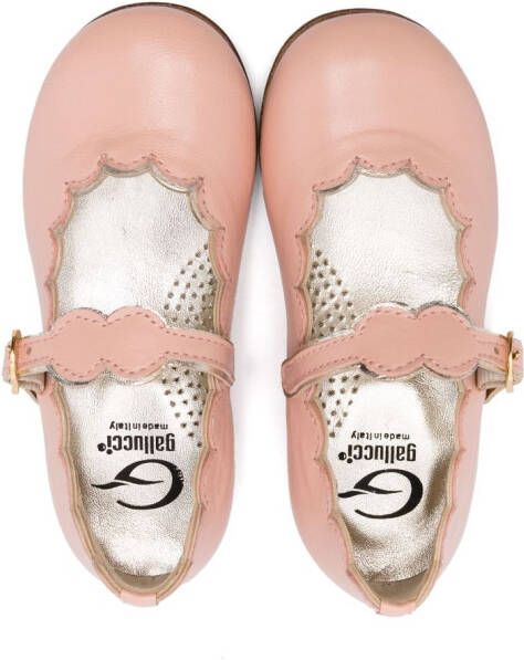 Gallucci Kids Ballerina's met gesp Roze