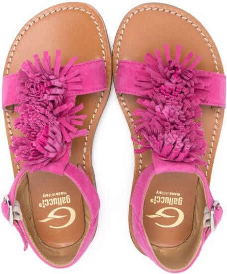 Gallucci Kids Sandalen met open neus Roze