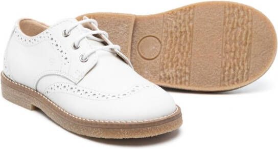 Gallucci Kids Leren brogues Wit