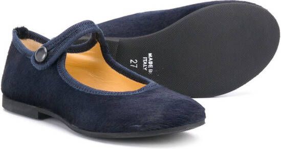 Gallucci Kids Leren ballerina's Blauw