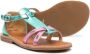 Gallucci Kids Leren sandalen Roze - Thumbnail 2