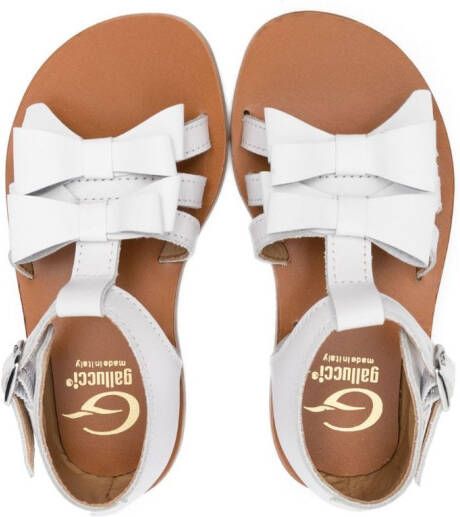 Gallucci Kids Leren sandalen Wit