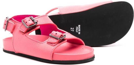 Gallucci Kids Sandalen met dubbele gesp Roze