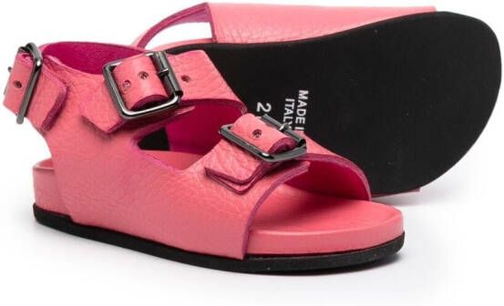 Gallucci Kids Sandalen met leren bandje Roze