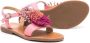 Gallucci Kids Sandalen met pompon Roze - Thumbnail 2