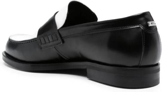 GCDS Tweekleurige loafers Wit