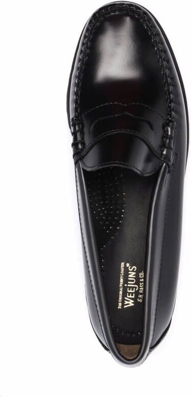 G.H. Bass & Co. Leren loafers Zwart