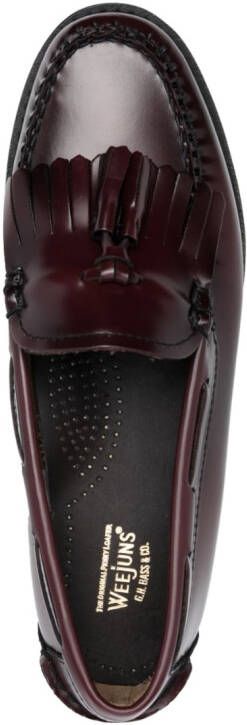 G.H. Bass & Co. Weejuns Esther Kiltie loafers Rood