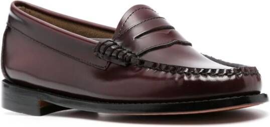 G.H. Bass & Co. Weejuns leren loafers Rood