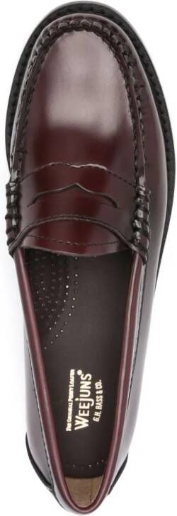 G.H. Bass & Co. Weejuns leren loafers Rood