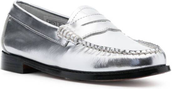 G.H. Bass & Co. Weejuns penny loafers Zilver