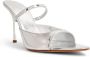 GIABORGHINI Aimeline leren sandalen Zilver - Thumbnail 2