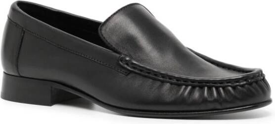 GIABORGHINI Bodil leren loafers Zwart