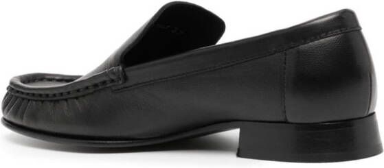 GIABORGHINI Bodil leren loafers Zwart