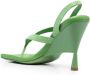 GIABORGHINI Rosie 12 leren sandalen Groen - Thumbnail 3