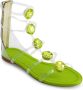 Giambattista Valli Diamond Clash sandalen Groen - Thumbnail 4