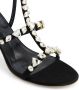 Giambattista Valli Diamond Dip satijnen sandalen Zwart - Thumbnail 5