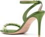 Giambattista Valli Sandalen verfraaid met kristallen Groen - Thumbnail 3