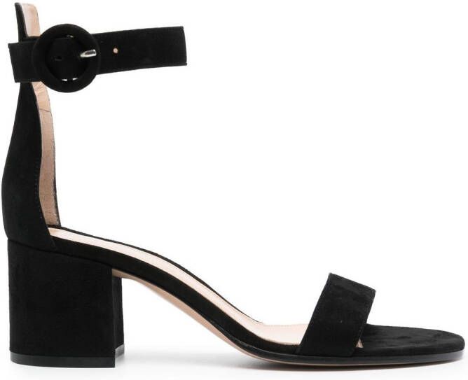 Gianvito Rossi ankle strap sandals Zwart