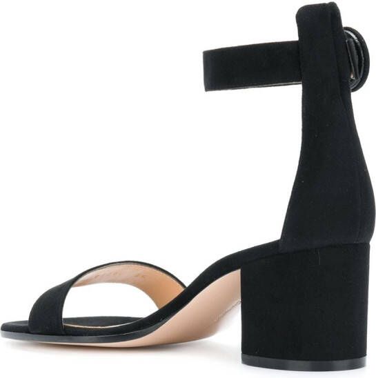 Gianvito Rossi ankle strap sandals Zwart