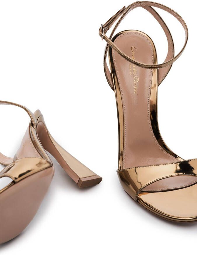 Gianvito Rossi Aura sandalen met bandjes Goud