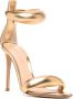 Gianvito Rossi Bijoux leren sandalen Goud - Thumbnail 2