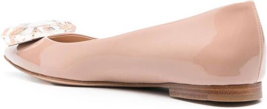 Gianvito Rossi Jaipur pumps verfraaid met kristallen Beige