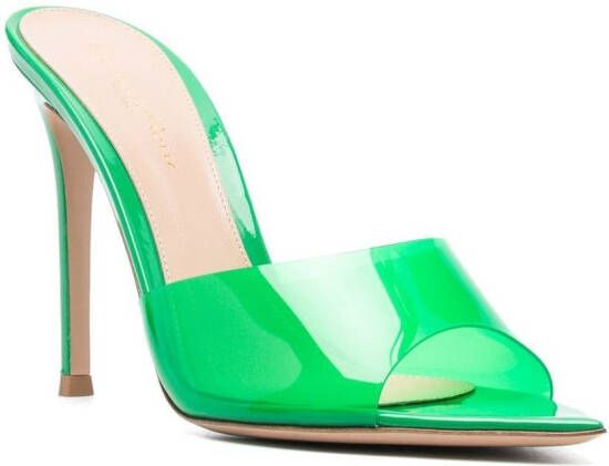 Gianvito Rossi Elle doorzichtige sandalen Groen