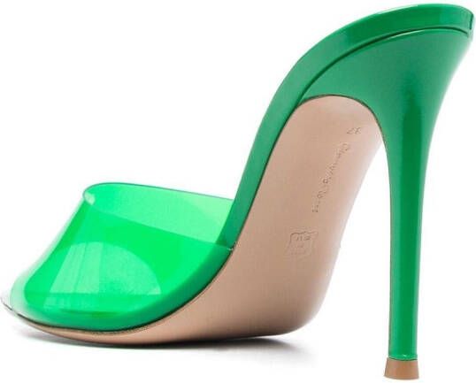 Gianvito Rossi Elle doorzichtige sandalen Groen