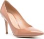 Gianvito Rossi Gianvito leren pumps Beige - Thumbnail 2