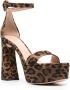 Gianvito Rossi Holly sandalen met luipaardprint Bruin - Thumbnail 2