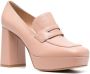 Gianvito Rossi Leren loafers Beige - Thumbnail 2