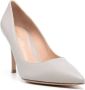 Gianvito Rossi Leren pumps Grijs - Thumbnail 2