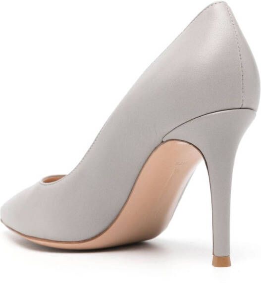 Gianvito Rossi Leren pumps Grijs