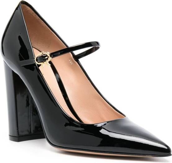 Gianvito Rossi Leren pumps Zwart