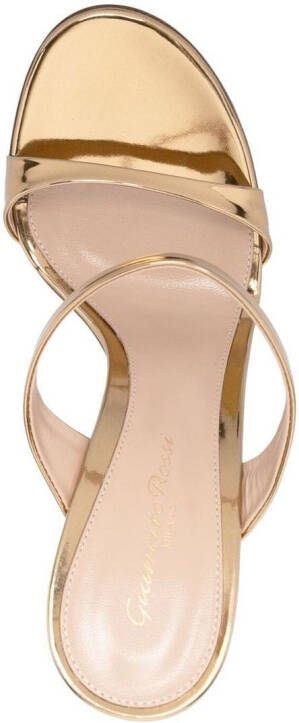 Gianvito Rossi Leren sandalen Beige