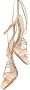 Gianvito Rossi Leren sandalen Goud - Thumbnail 2