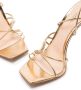 Gianvito Rossi Leren sandalen Goud - Thumbnail 4