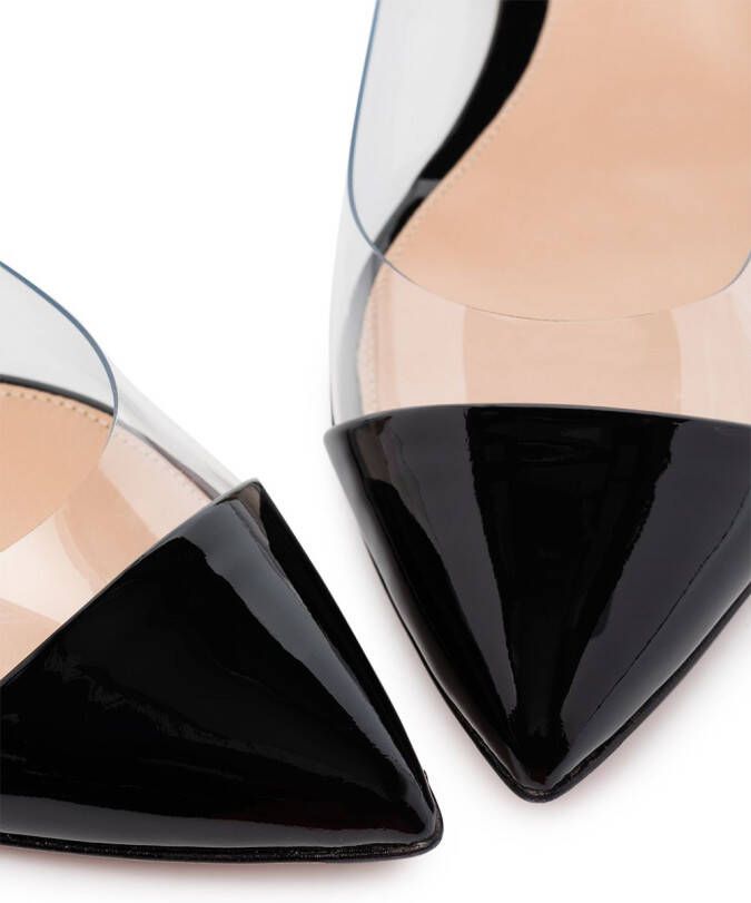 Gianvito Rossi Plexi ballerina's Zwart