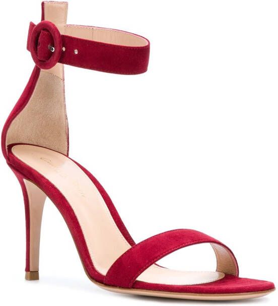 Gianvito Rossi Portofino sandalen Rood