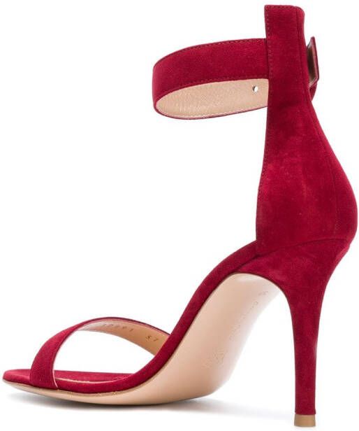 Gianvito Rossi Portofino sandalen Rood