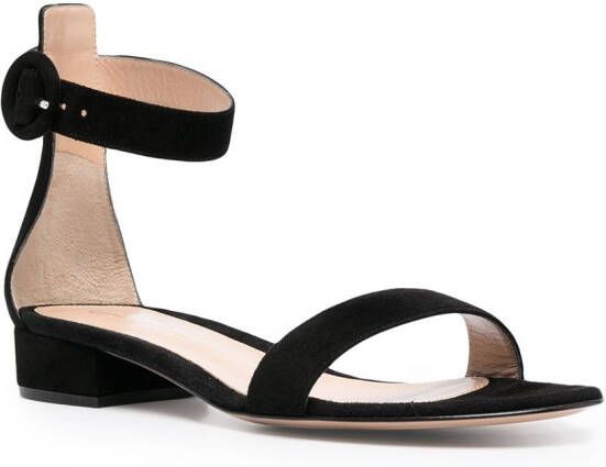 Gianvito Rossi Portofino sandalen Zwart