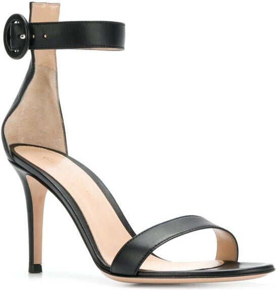 Gianvito Rossi Portofino sandalen Zwart