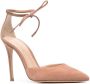 Gianvito Rossi Pumps met enkelbandje Beige - Thumbnail 2