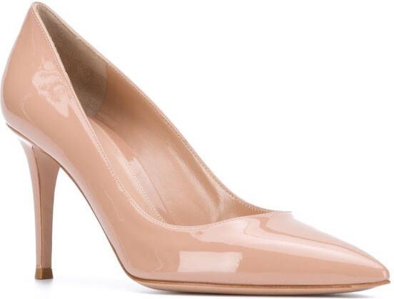 Gianvito Rossi Pumps met hoge hak Beige