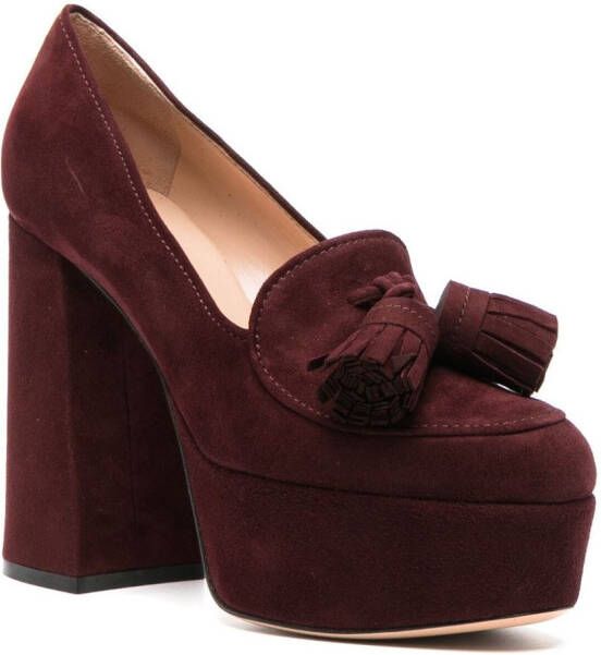 Gianvito Rossi Pumps met kwastje Rood